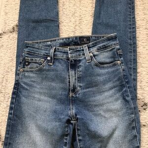 AG Adriano Goldschmied Women's Medium Blue Wash Jeans